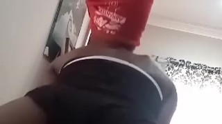 Teasing butt hornyy 