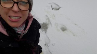 Attempting To Write My Name In The Snow With My Piss