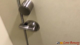 Piss in Public Toilet - No Panties on Me