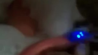 Bath with toy when husband away 