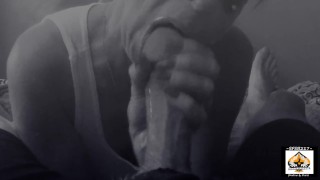 Granny Blowjob Shows Cum From Big Cock