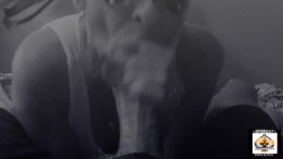 Granny Blowjob Shows Cum From Big Cock