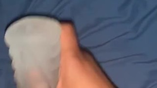 Stroking this hard dick 