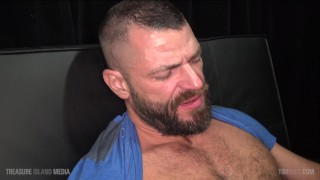 Two Hairy Cocksukers Going At It