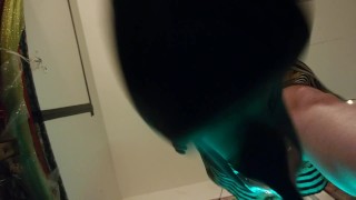 Giantess POV in heels stomps, squashes and facesits on you & pussy cumming