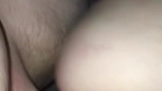 Skinny white girl doggy style pussy and ass