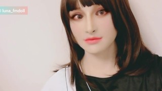 female mask disguise crossdresser transformation mtf 8
