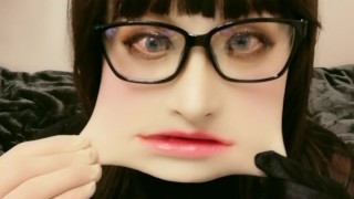female mask disguise crossdresser transformation mtf 13