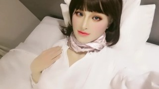 female mask disguise crossdresser transformation mtf 14