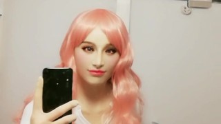 female mask disguise crossdresser transformation mtf 18
