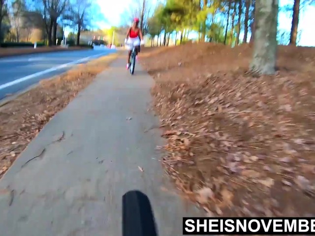 Porn In Running Bike - Riding My Bicycle to Get Some Dick Closeup of My Ebony Booty Cheeks Pov -  Free Porn Videos - YouPorn