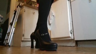 Giant Platform Heels Strawberry Crush