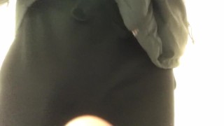 Massive bbc bulge in sweatpants