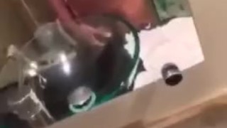 Jacked Black Thug Flexes His Body And BBC