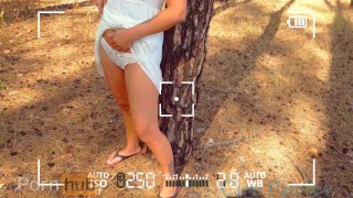 Cum_Panties while walking in the park