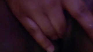 Moaning while I squirt in the shower.