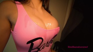 Big Tits Big Ass Latina Bimbo Barbie Oils and Strips For You