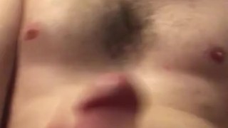 Hot sexy skinny punk guy cumming quick before showering