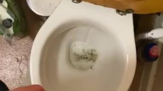 Playing around in the toilets 