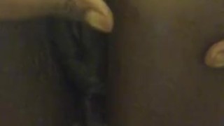 Pussy play in shower