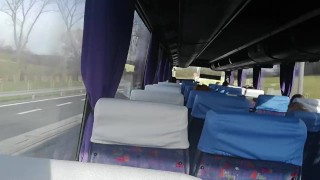masturbating on the bus 