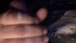 Late night porn and jerking off with moaning and cumming.
