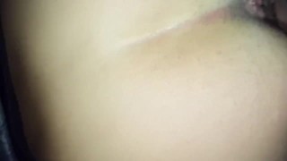 "Oh my poor ass" Twink pushes cum out of swollen ass public after car fuck