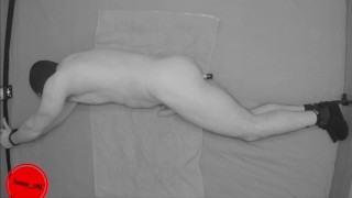 Straight guy Moaning while his Prostate is Getting Milked - Vibrating Toy