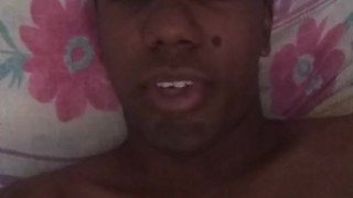 masturbating man