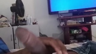 masturbating man