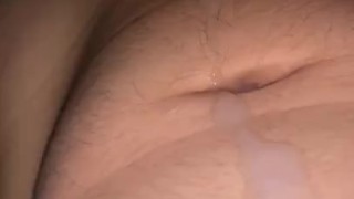 Solo straight boy jerking his big dick and cumming