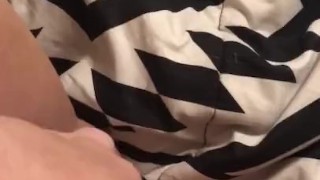 Hairy bbw makes herself cum and squirts