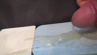 ふと思い立ち珪藻土に射精したものの、その後特に面白くないことを学習しました。