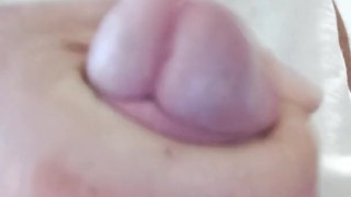 Dad bod man masturbator
