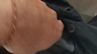 Horny man masturbates with cumshot