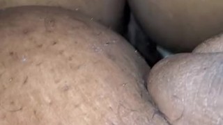 Ebony BBW doggy style POV from ebony BHM pt1. ASMR.