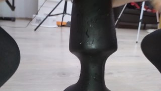 Huge Anal Plug Destroy My Ass And Make Me Cum Episode#5