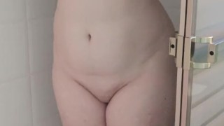 Sexy Redhead Shower Time Teaser