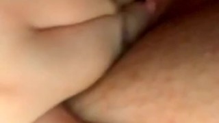 Girl playing with pussy for daddy