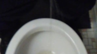 POV Peeing After Flushing My Toilet