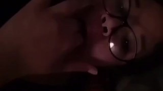 Sexy BBW Lightskin touching herself 