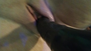POV sucking and fucking BBC dildo till my wet pussy cums all over that BBC