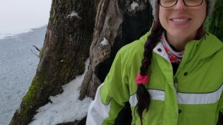 HOT Piss On The Cold Snow