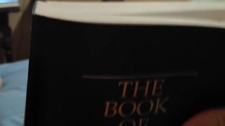 Me masturbating with my Book Of Mormon and cumming in it