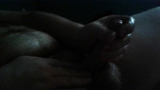 My BF Masturbating with Coconut Oil