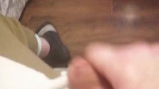 Jerking small dick till I cum