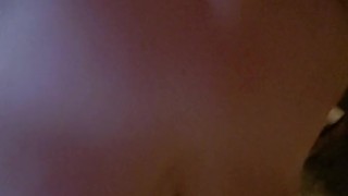 Blonde BBW riding dildo - huge natural tits