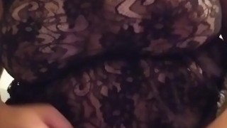 Watch me rub my breast and show them to you 