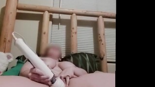 When the husband is away the wife will play... with herself