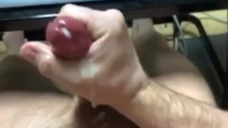 Cumming while watching porn